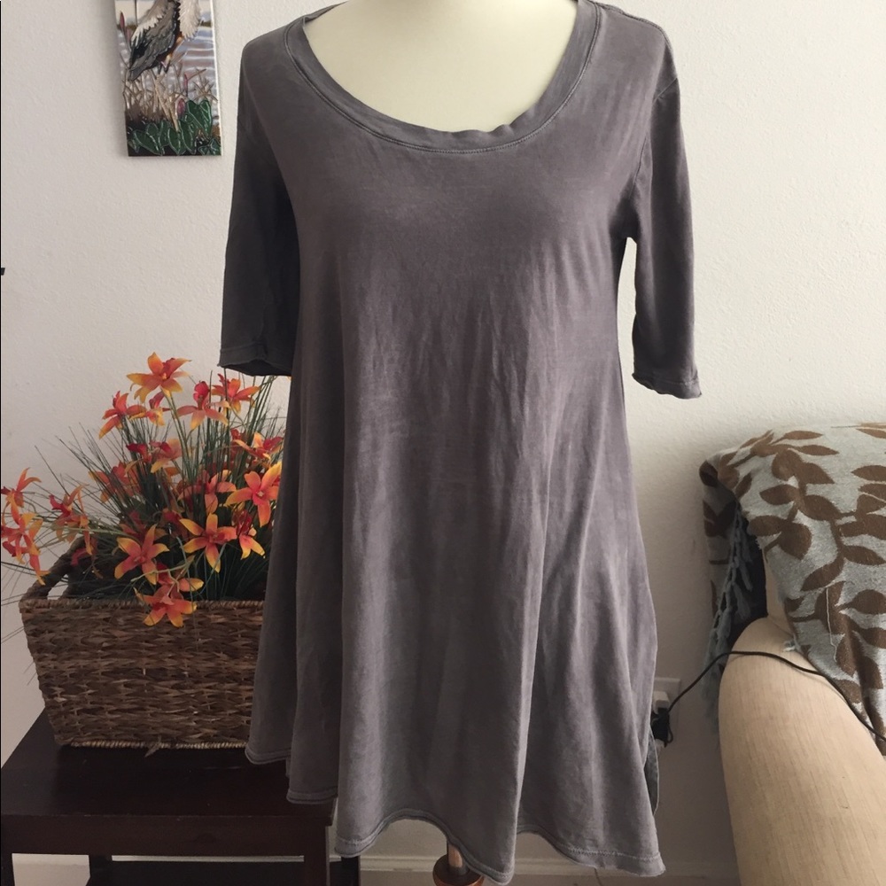 Free People Grey Top
